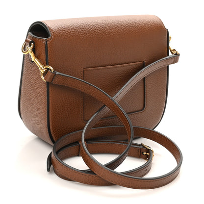 Mulberry Natural Grained Calfskin Small Darley Satchel Oak 3 of 9