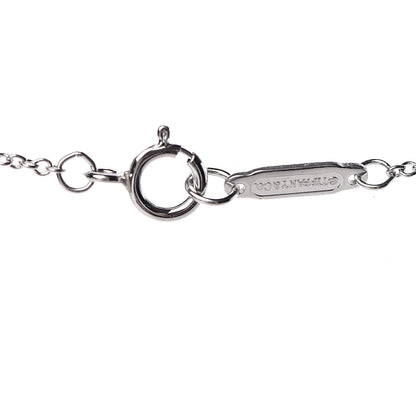 Tiffany Platinum Diamond Round Lock Pendant Necklace 5 of 5