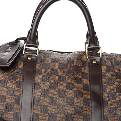 Louis Vuitton Damier Ebene Keepall Bandouliere 55 10 of 14