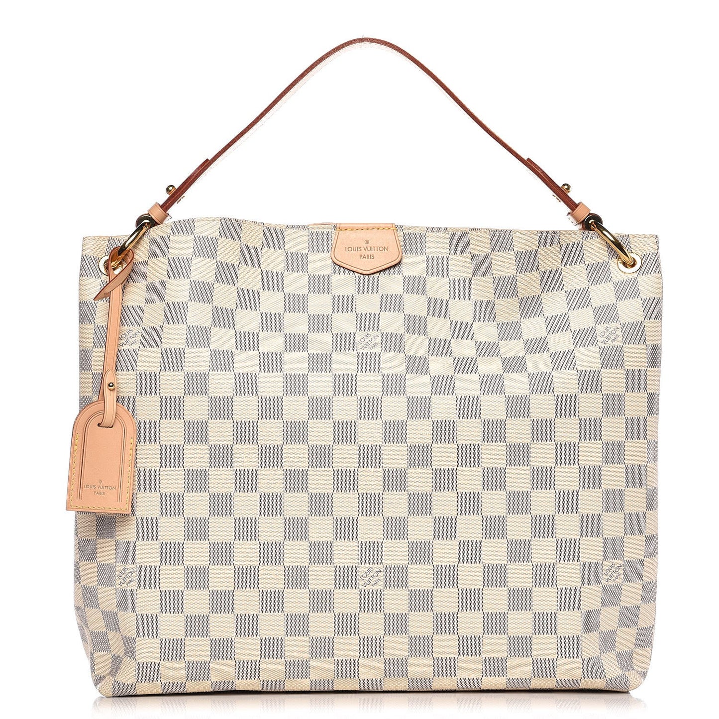 Damier Azur Graceful MM Rose Ballerine