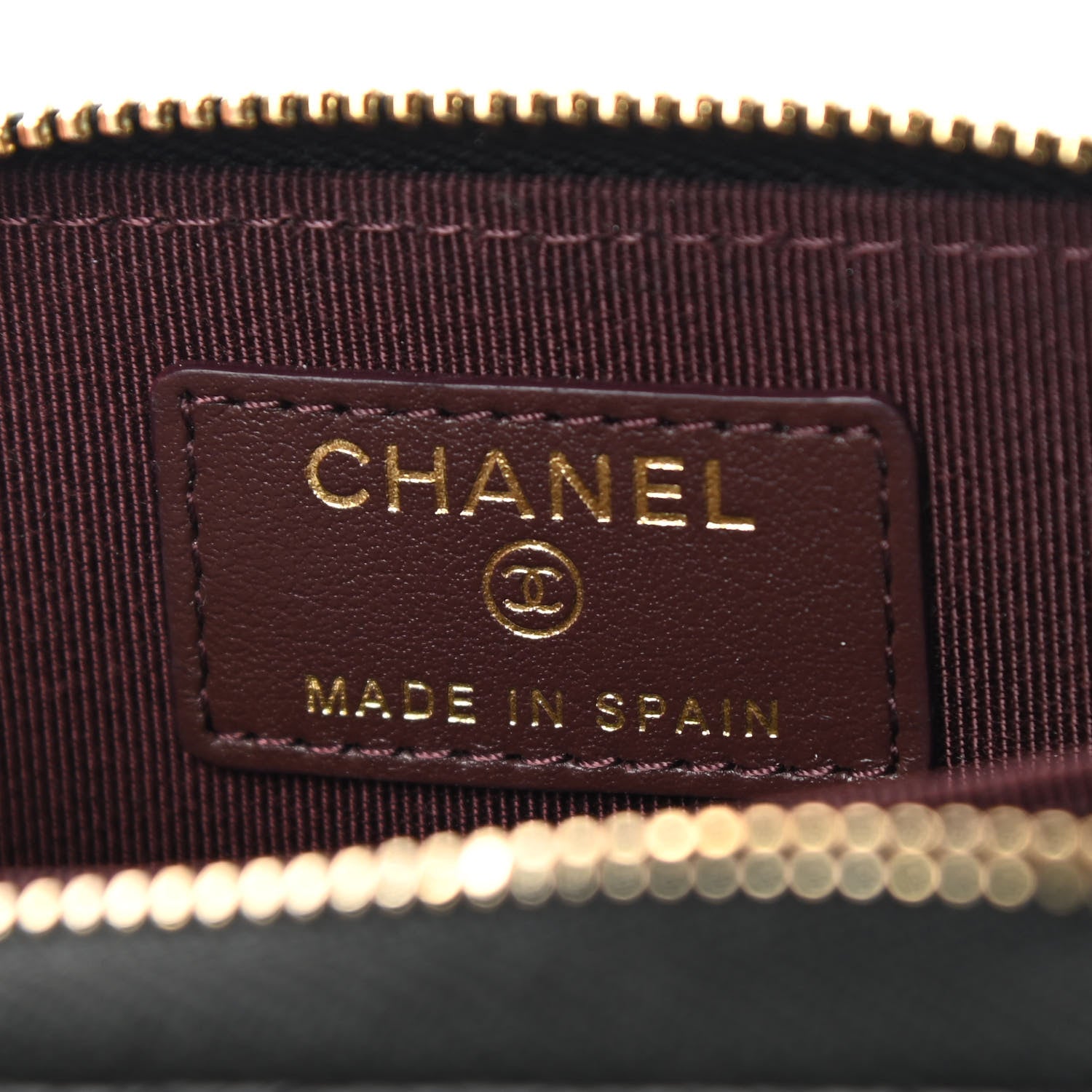 Chanel Caviar Quilted Zip Coin Purse Black 6 of 7