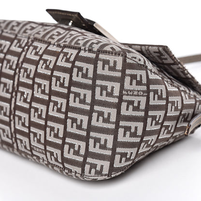 Fendi Zucchino Vachetta Mini Mama Baguette Caffe Argilla Canna di Fucile 9 of 9