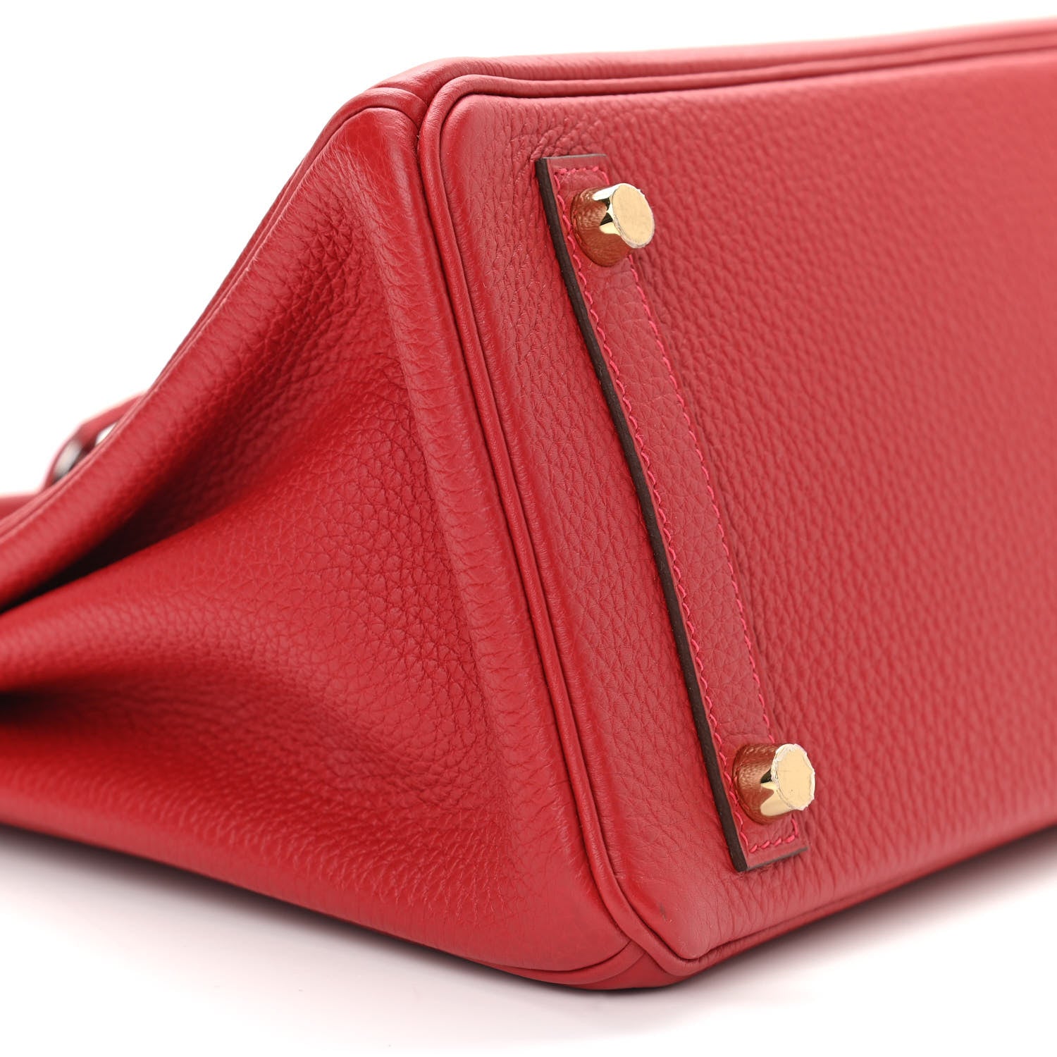 Hermes Togo Birkin 25 Rouge Casaque 9 of 10