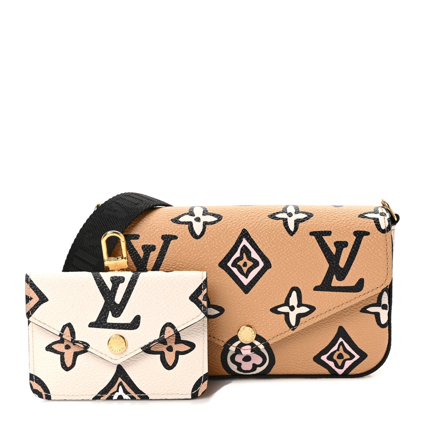Monogram Wild At Heart Felicie Strap & Go Arizona Creme