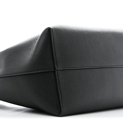 Celine Grained Calfskin Triomphe Medium Cabas Anais Black 8 of 11