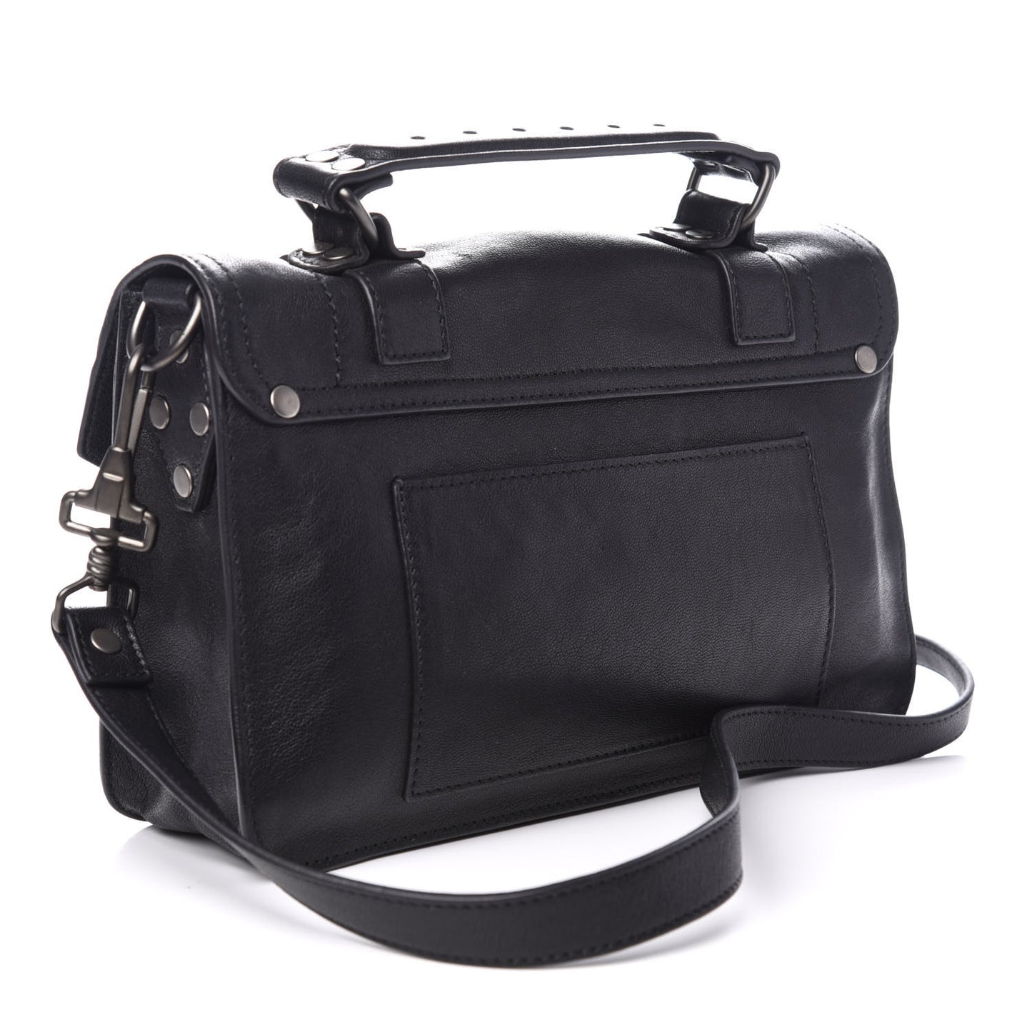 Lambskin Tiny PS1 Satchel Black