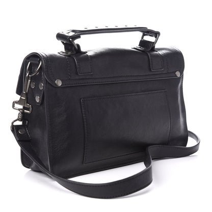 Proenza Schouler Lambskin Tiny PS1 Satchel Black 4 of 10