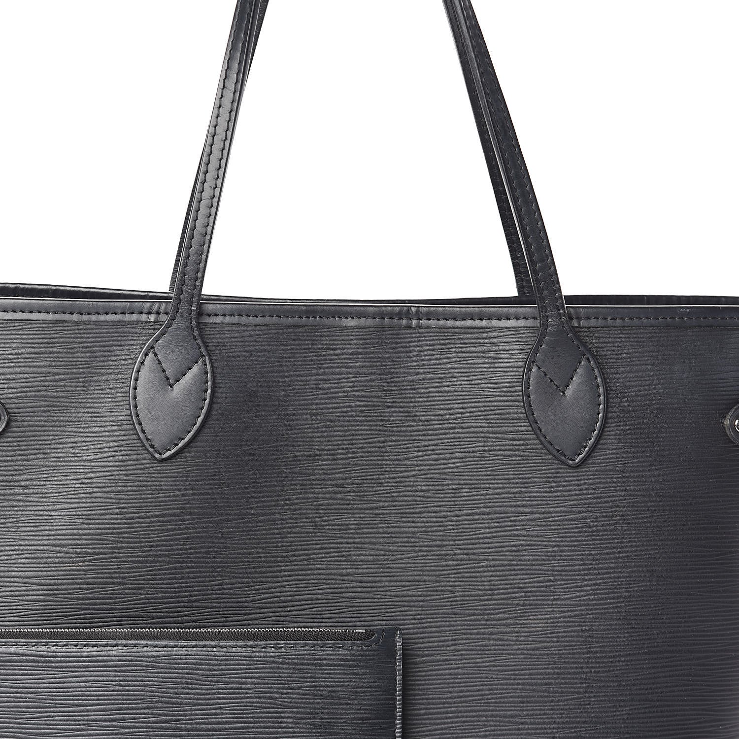 Louis Vuitton Epi Neverfull MM Black 8 of 10