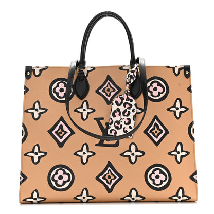 Louis Vuitton Monogram Giant Wild At Heart Onthego GM Arizona 1 of 9