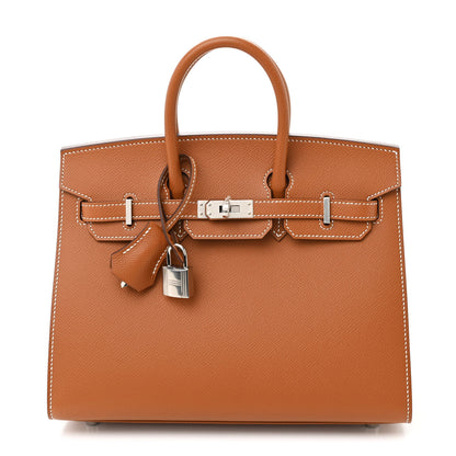 Hermes Epsom Birkin Sellier 25 Gold 1 of 12