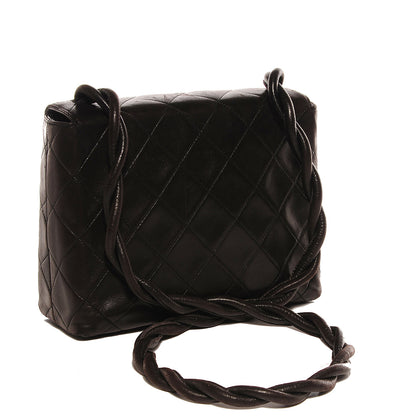 Chanel Lambskin Small Shoulder Flap Bag Black 3 of 8