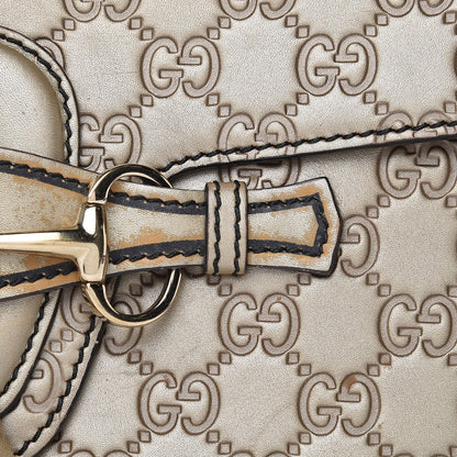 Gucci GG Shine Guccissima Medium Emily Chain Shoulder Bag Gold 11 of 19