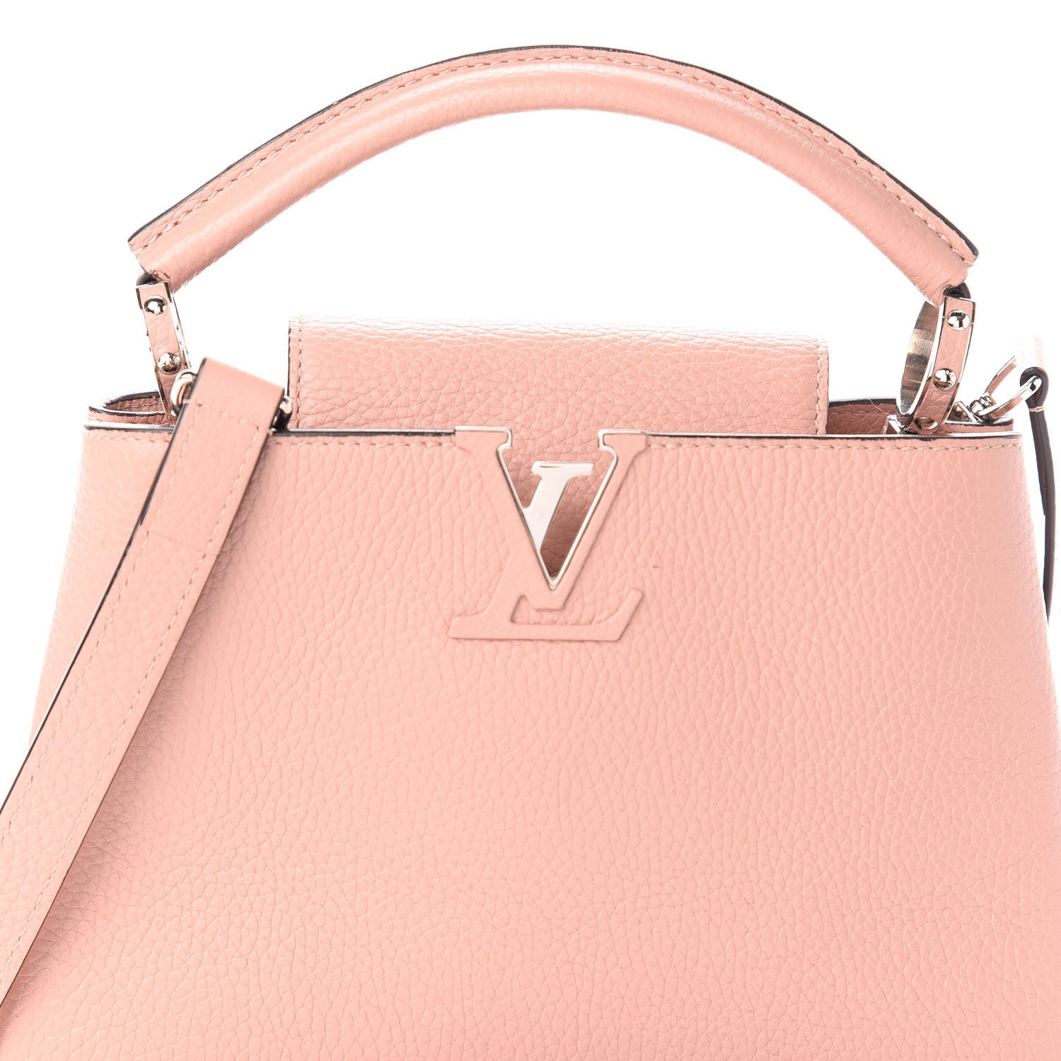 Louis Vuitton Taurillon Capucines BB Magnolia 7 of 9