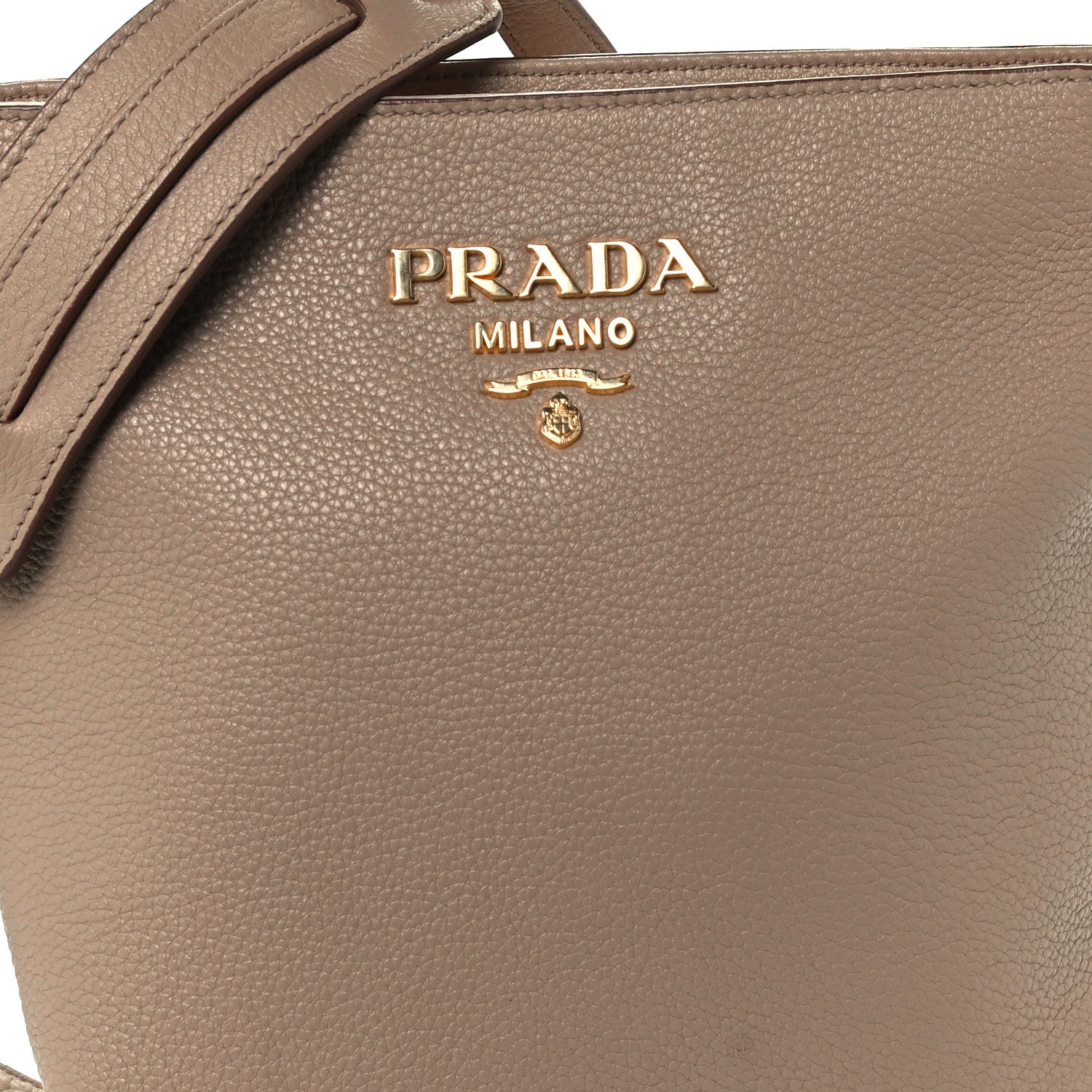 Prada Vitello Daino Crossbody Bag Cammeo 8 of 10