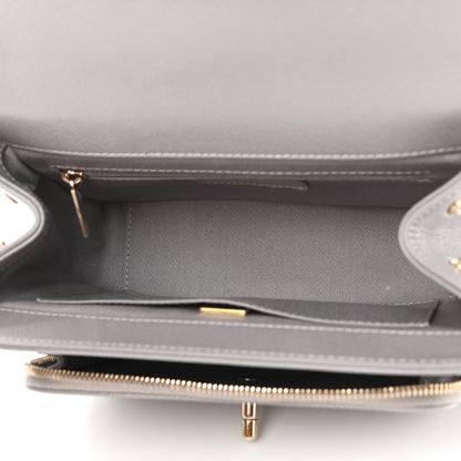 Chanel Caviar Quilted Medium Business Affinity Flap Grey 5 of 11