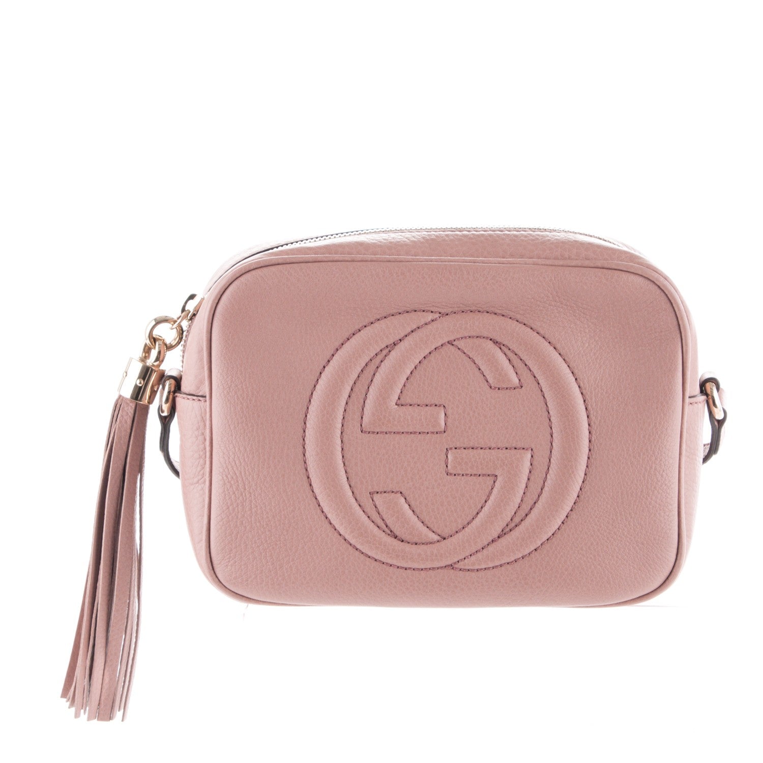 Gucci Cellarius Calfskin Small Soho Disco Bag Dark Cipria 1 of 7