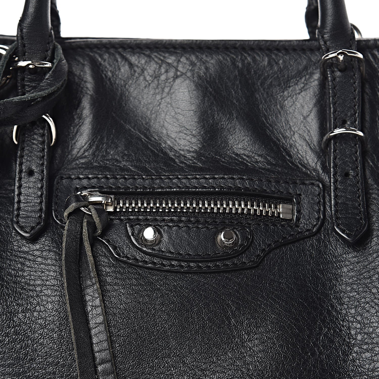 Balenciaga Calfskin Papier Mini A4 Tote Black 11 of 11