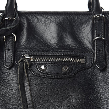 Balenciaga Calfskin Papier Mini A4 Tote Black 11 of 11