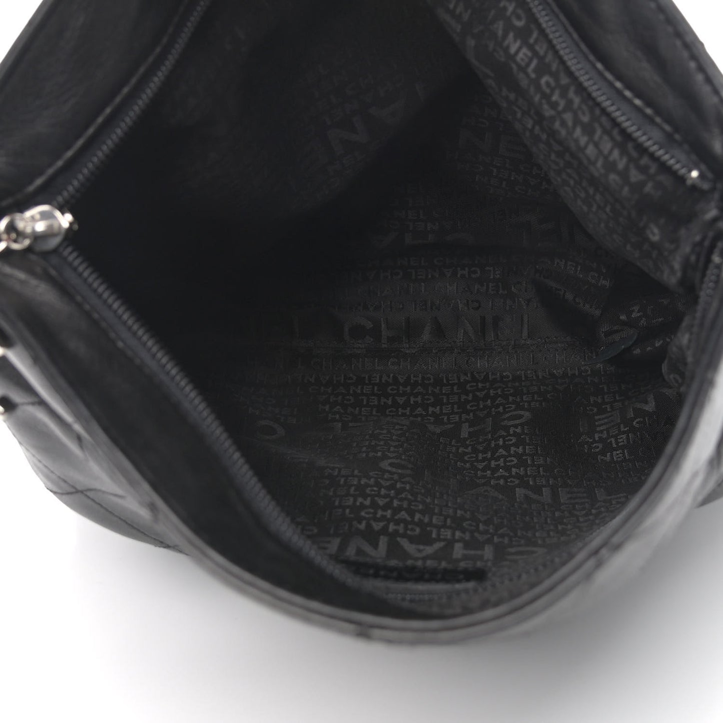 Lambskin Stitched Medium Ultimate Soft Tote Black