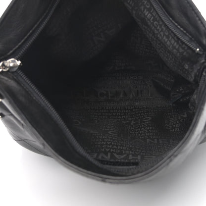 Chanel Lambskin Stitched Medium Ultimate Soft Tote Black 5 of 10