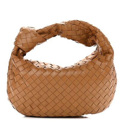 Bottega Veneta Nappa Intrecciato Teen Jodie Hobo Caramel 1 of 11