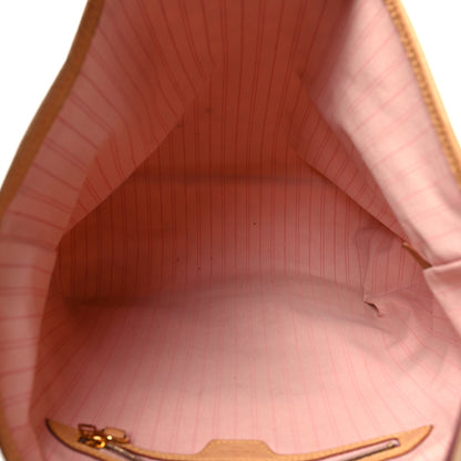 Louis Vuitton Damier Azur Delightful PM Rose Ballerine 5 of 12