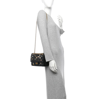 Chanel Aged Calfskin Lucky Charms 2.55 Reissue 225 Flap Black 2 of 10