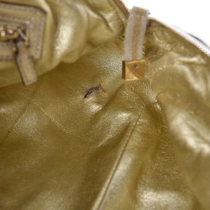 Gucci Goatskin Small Capri Bowler White Gold 12 of 23