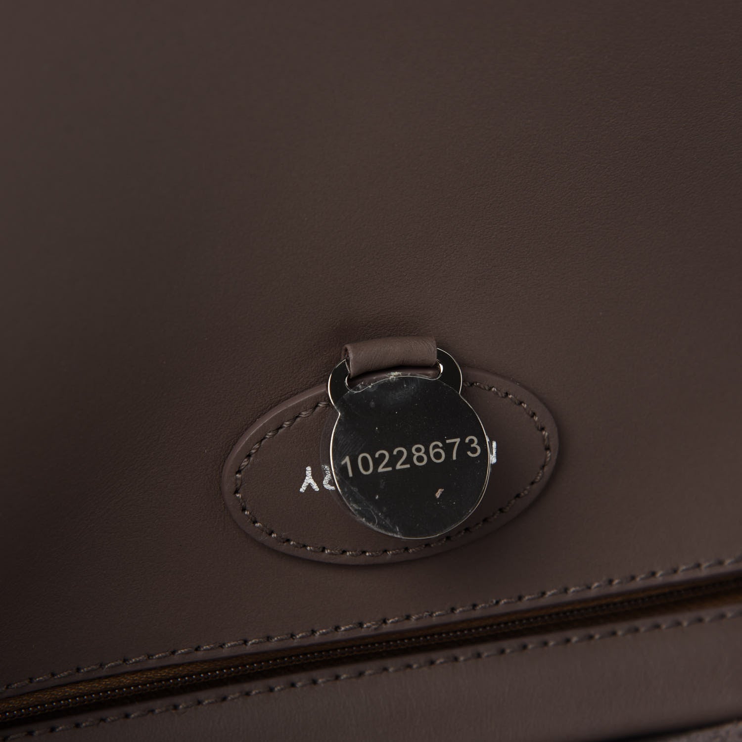 Mulberry Nappa Perforated Blossom Tote Taupe 9 of 10