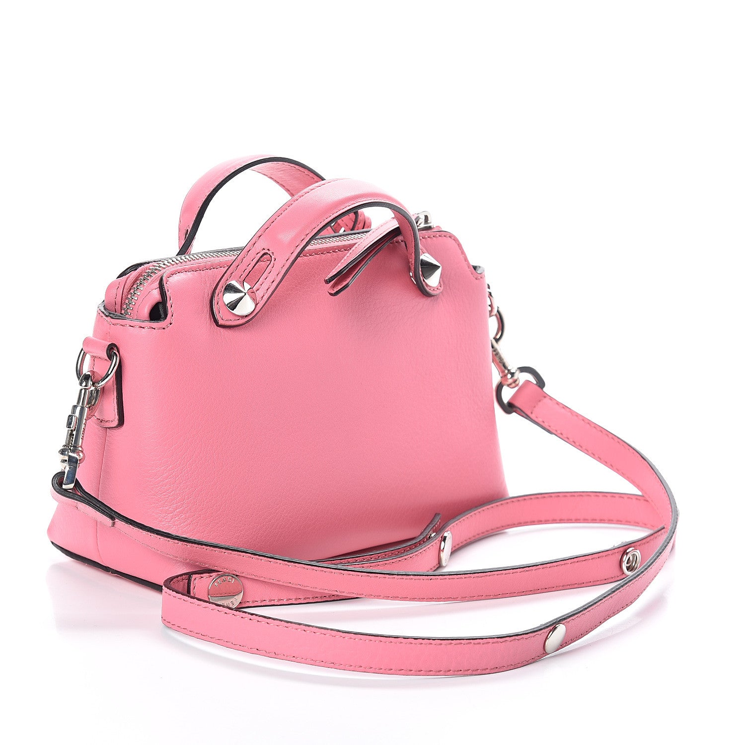 Fendi Vitello Dolce Mini By The Way Boston Bag Pink 2 of 7