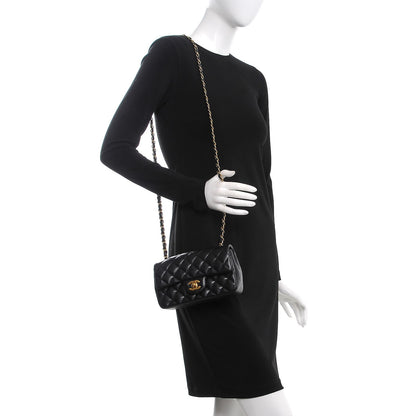 Chanel Caviar Quilted Mini Rectangular Flap Black 2 of 8