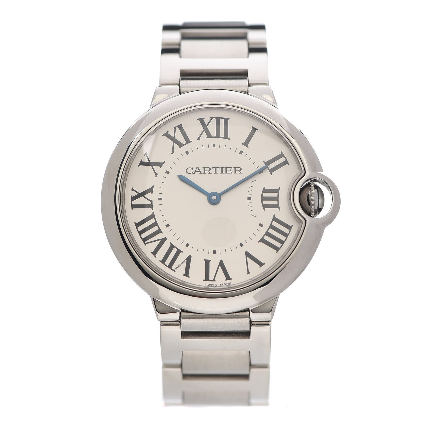Cartier Stainless Steel 36mm Ballon Bleu De Quartz Watch 1 of 5