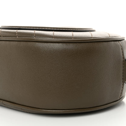 Gucci Sakai Be Green Calfskin Diagonal Stitched Mini Blondie Shoulder Bag Craclet Brown 10 of 11