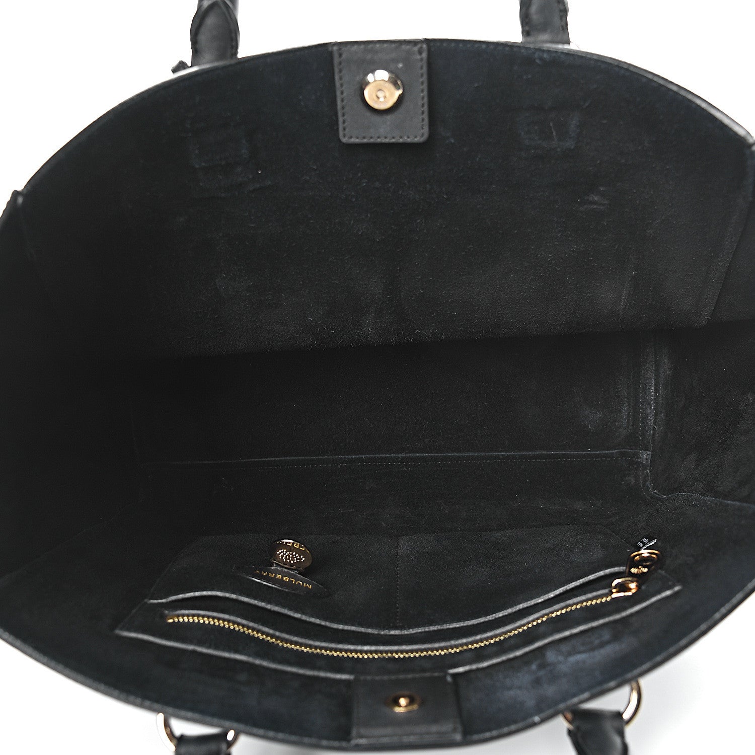 Mulberry Silky Calf Medium Willow Tote Black 5 of 17