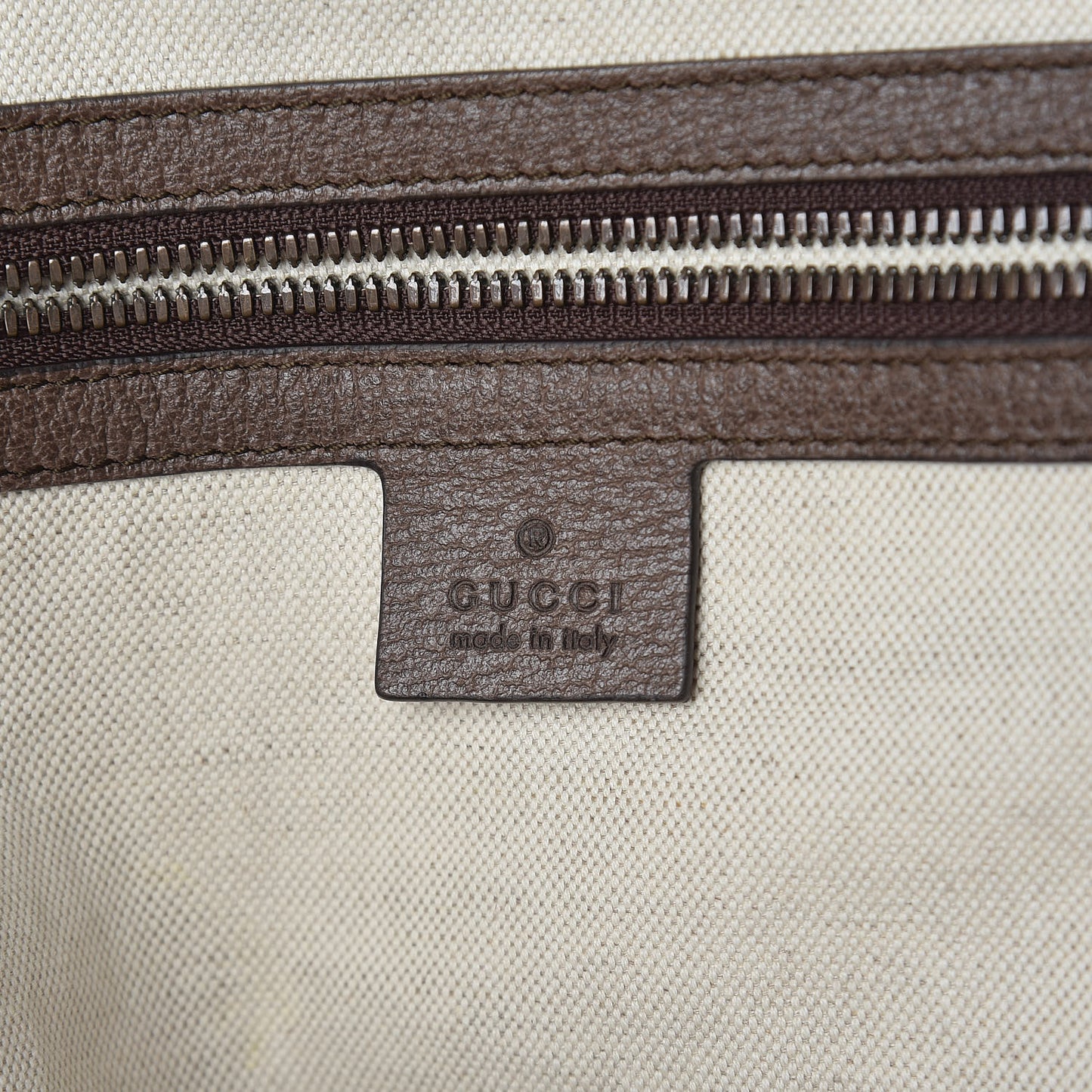 GG Supreme Monogram Medium Ophidia Day Backpack Brown