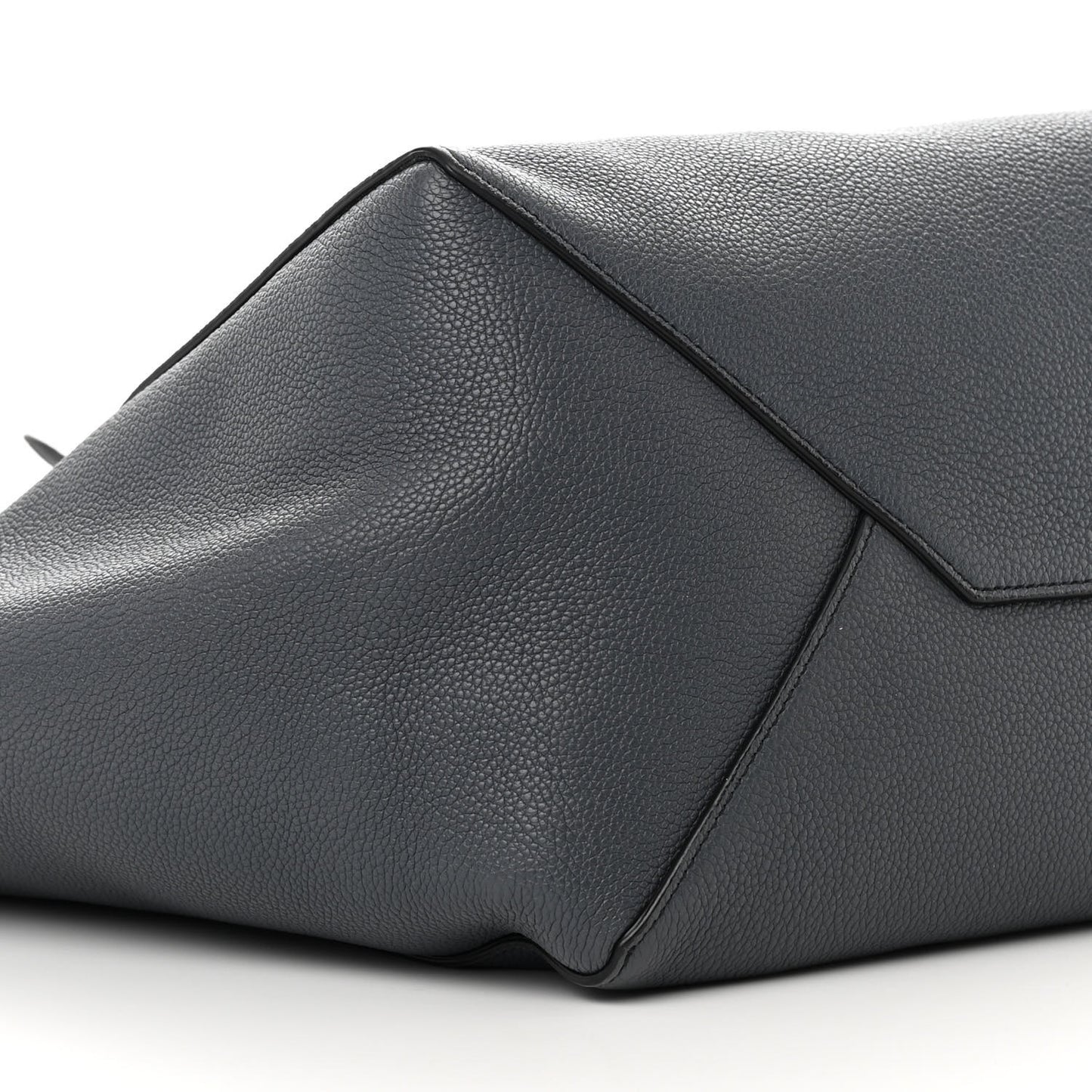 Soft Grained Calfskin Small Belt Cabas Phantom Slate
