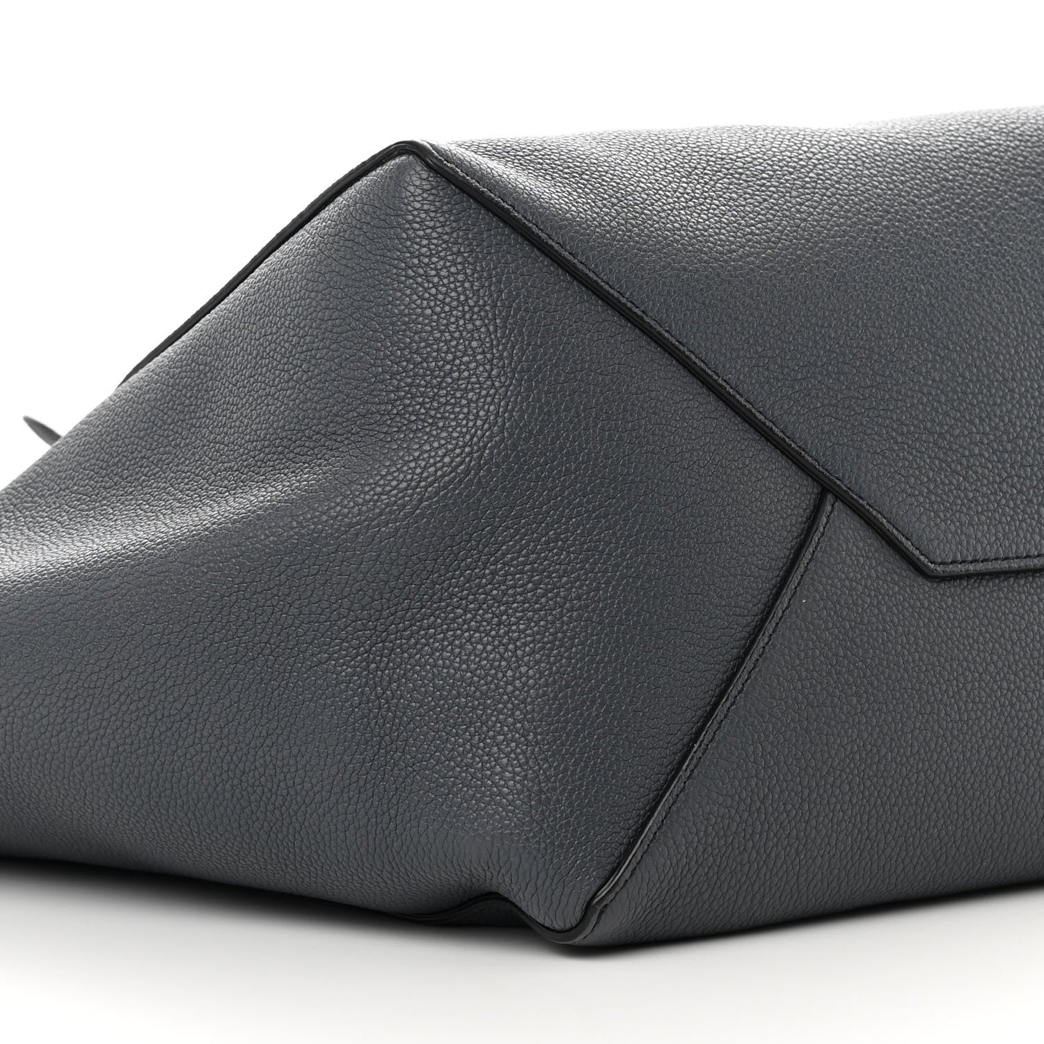 Celine Soft Grained Calfskin Small Belt Cabas Phantom Slate 9 of 12