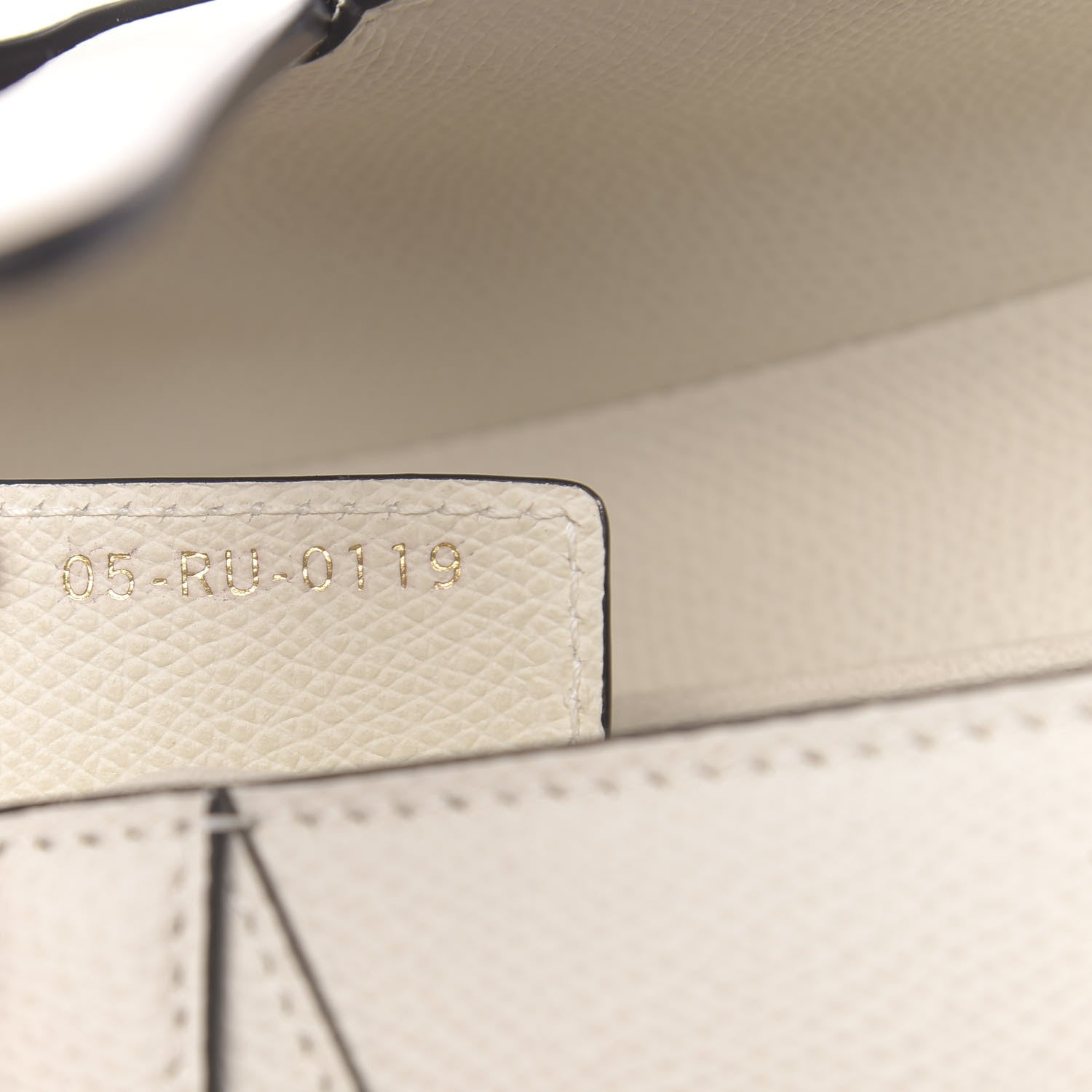 Christian Dior Grained Calfskin Saddle Bag White 7 of 10