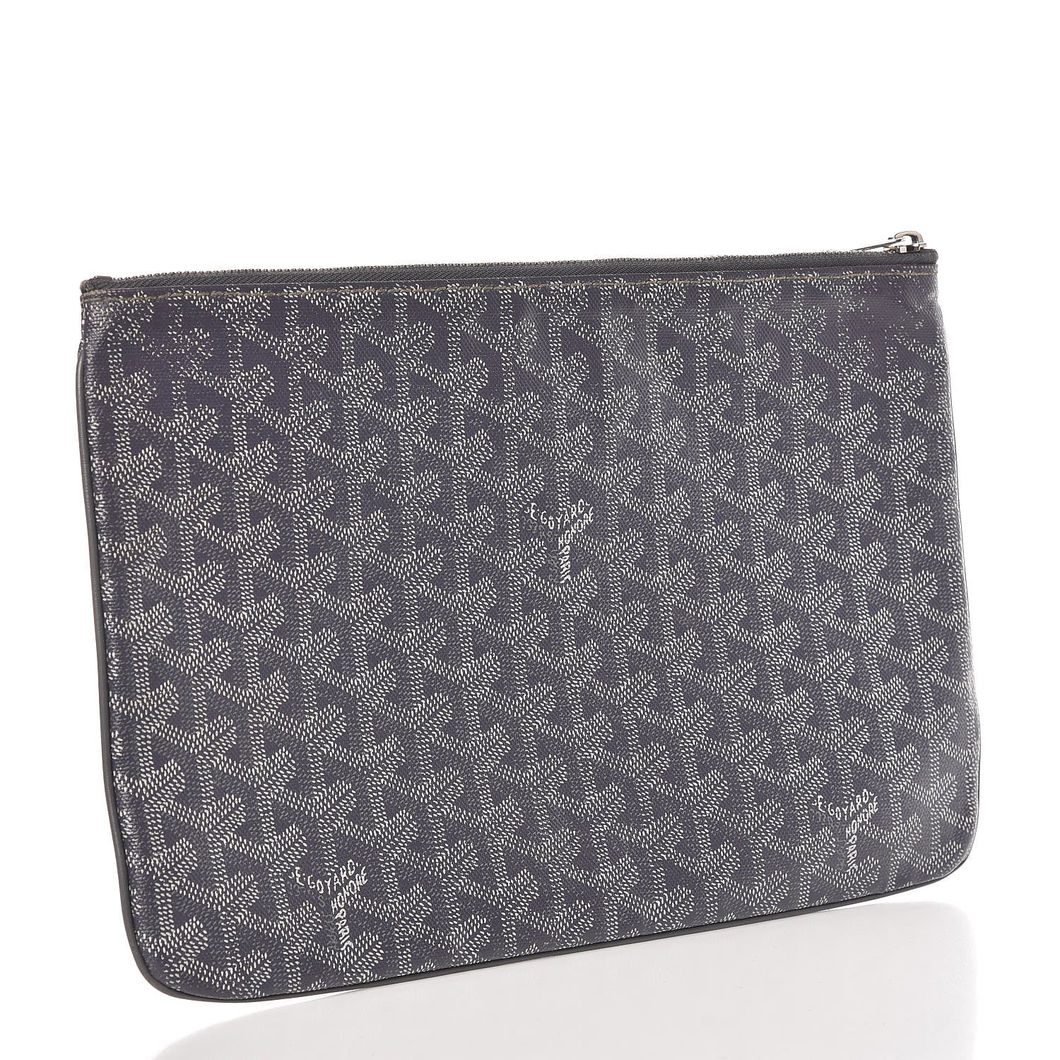 Goyard Goyardine Senat Pochette MM Grey 3 of 17