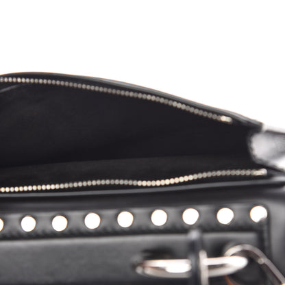 Proenza Schouler Calfskin Small Studded Hava Top Handle Bag Black 8 of 11