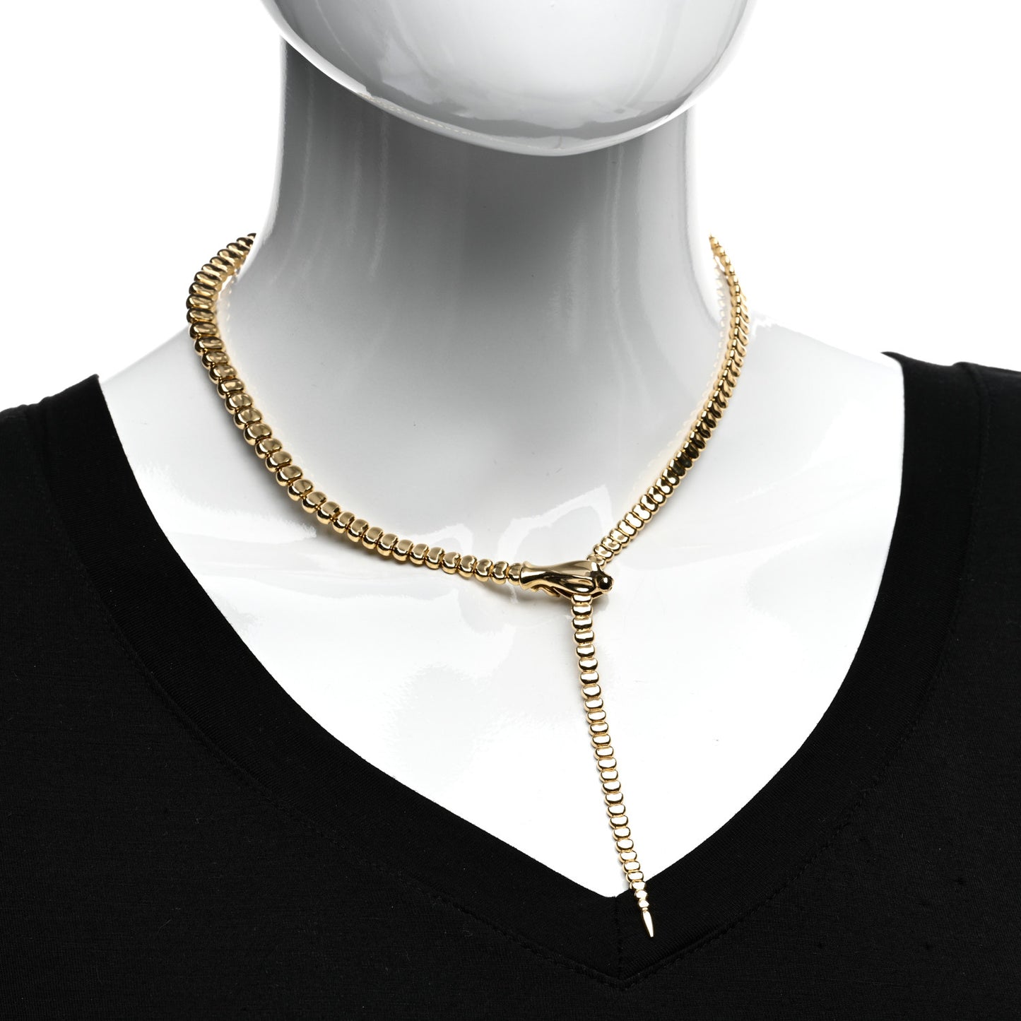 18K Yellow Gold Elsa Peretti Snake Necklace