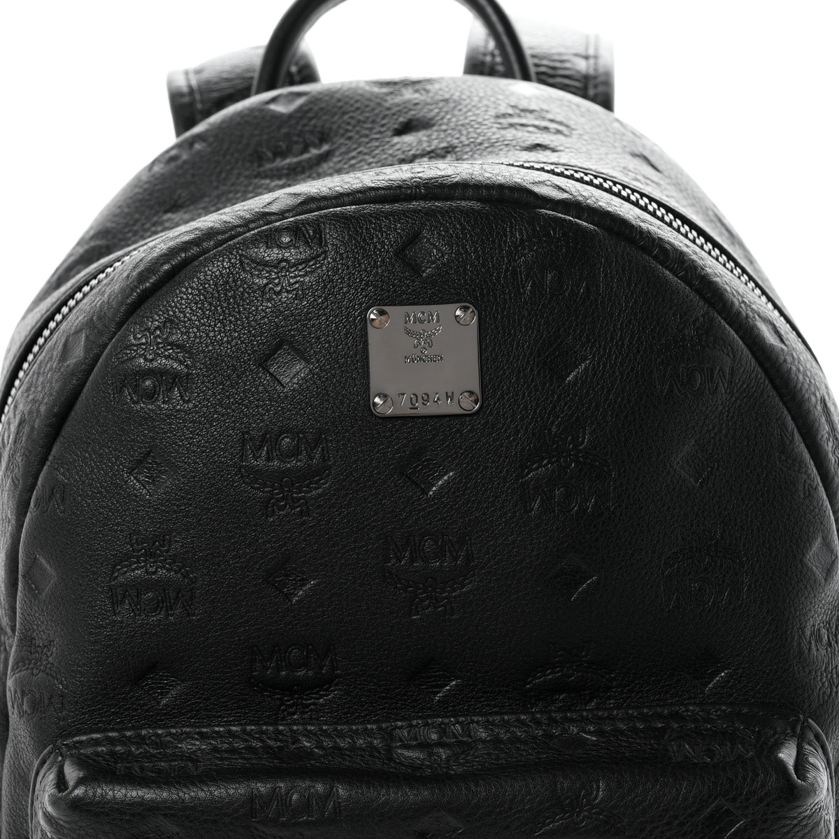 Calfskin Ottomar Small Stark Backpack Black