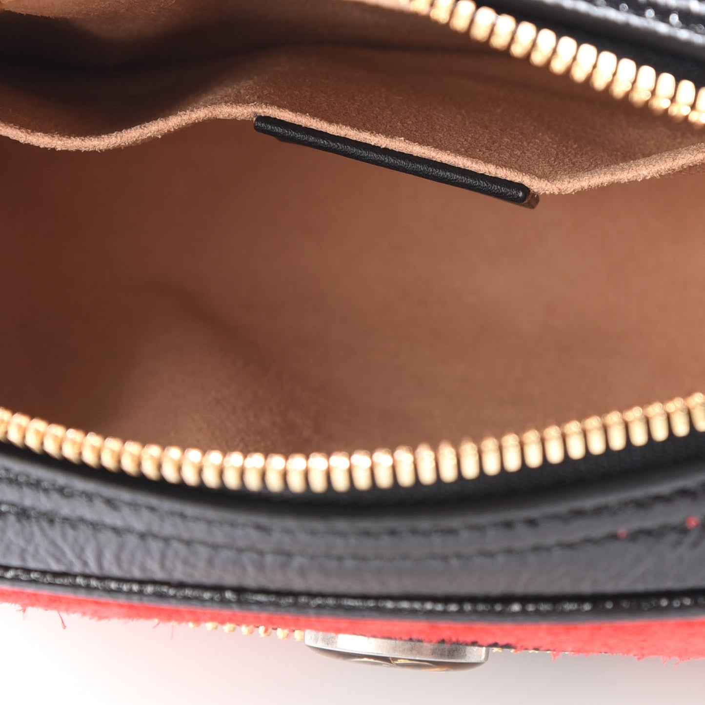 Suede Small Ophidia Belt Bag 75 30 Hibiscus Red