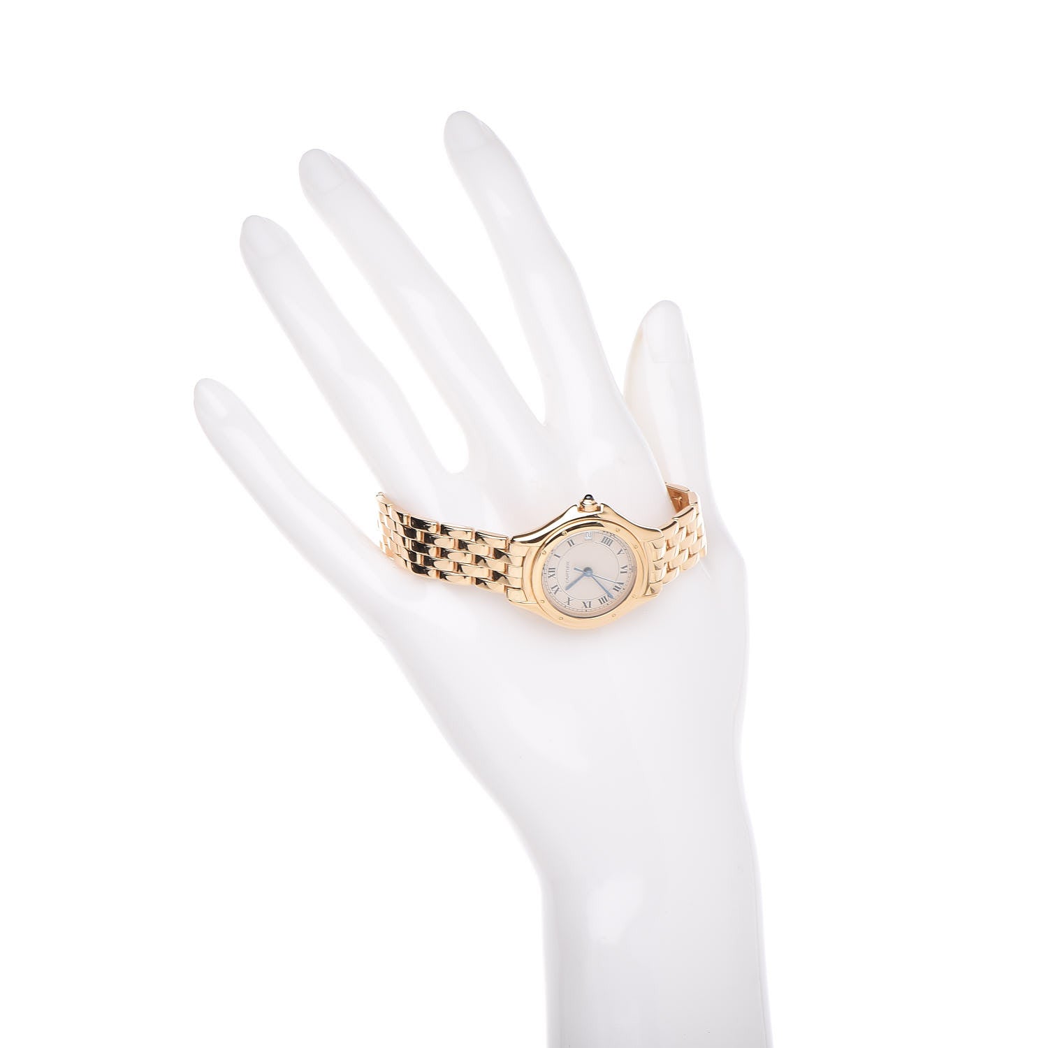 Cartier 18K Yellow Gold 26mm Cougar Quartz Watch 2 of 6