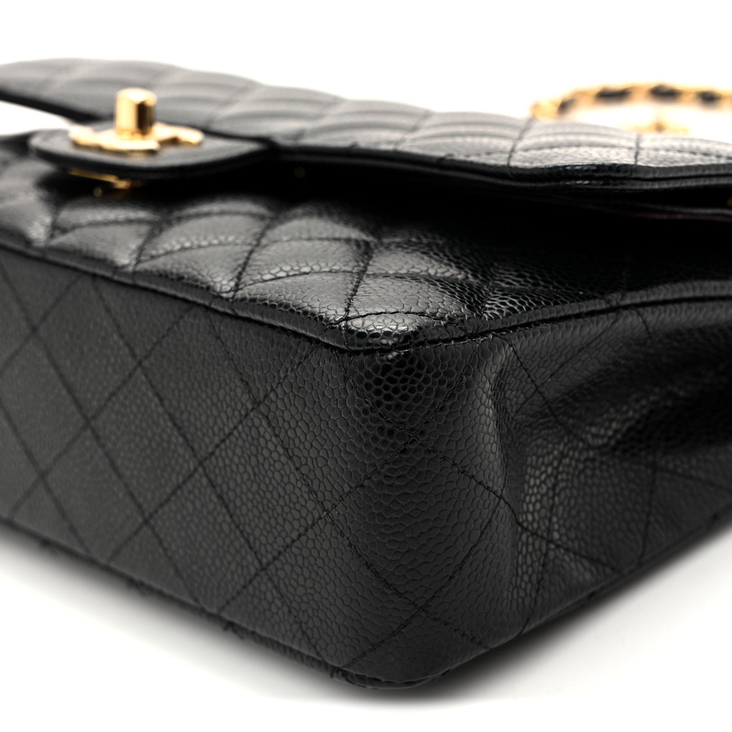 Chanel Caviar Quilted Medium Double Flap Black 10 of 10