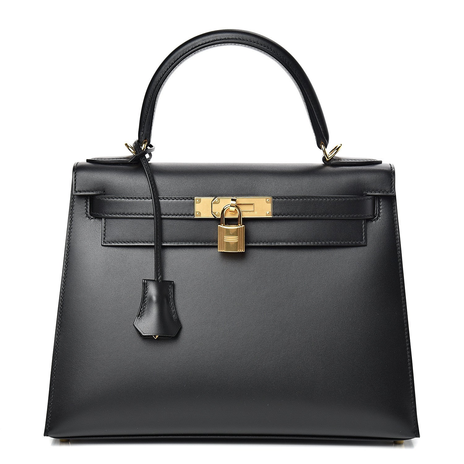 Hermes Sombrero Kelly Sellier 28 Black 1 of 10