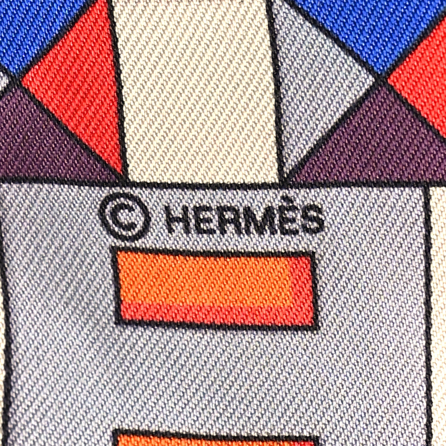 Hermes Silk Carre En Boucles Twilly Orange 4 of 4