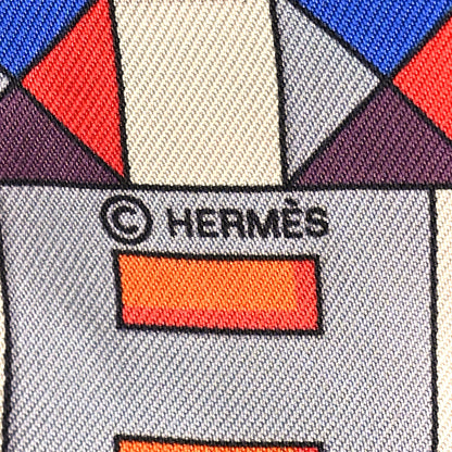 Hermes Silk Carre En Boucles Twilly Orange 4 of 4