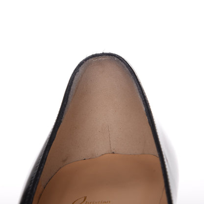 Christian Louboutin Patent New Very Prive 120 Pumps 40 Black Red 11 of 12