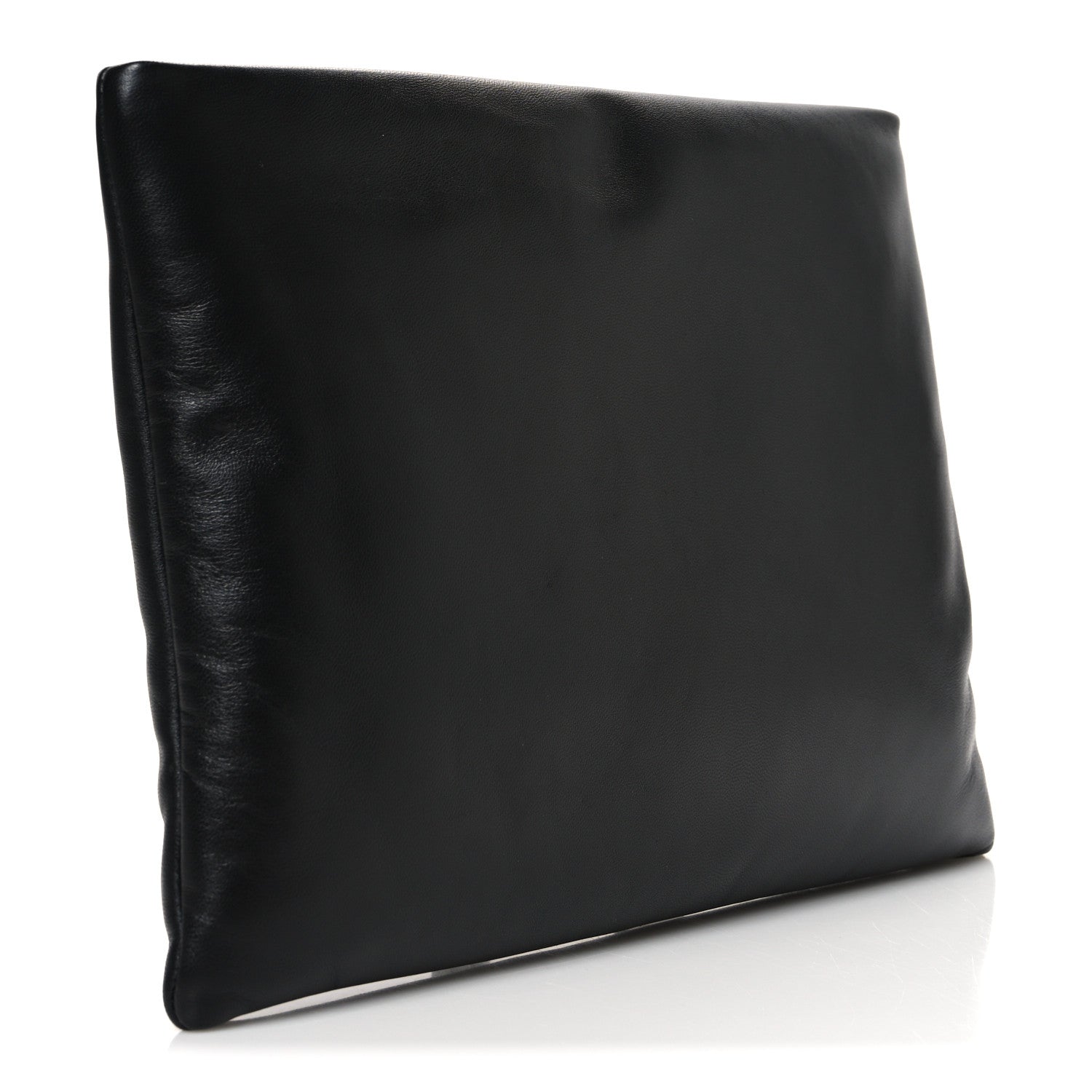 Saint Laurent Lambskin Large Puffy Pouch Black 3 of 7